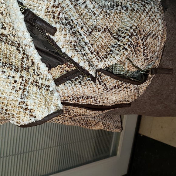 FF 💘MAX STUDIO VINTAGE ANIMAL PRINT HOBO SOHO CHIC BLAZER JACKET COAT - Picture 10 of 17